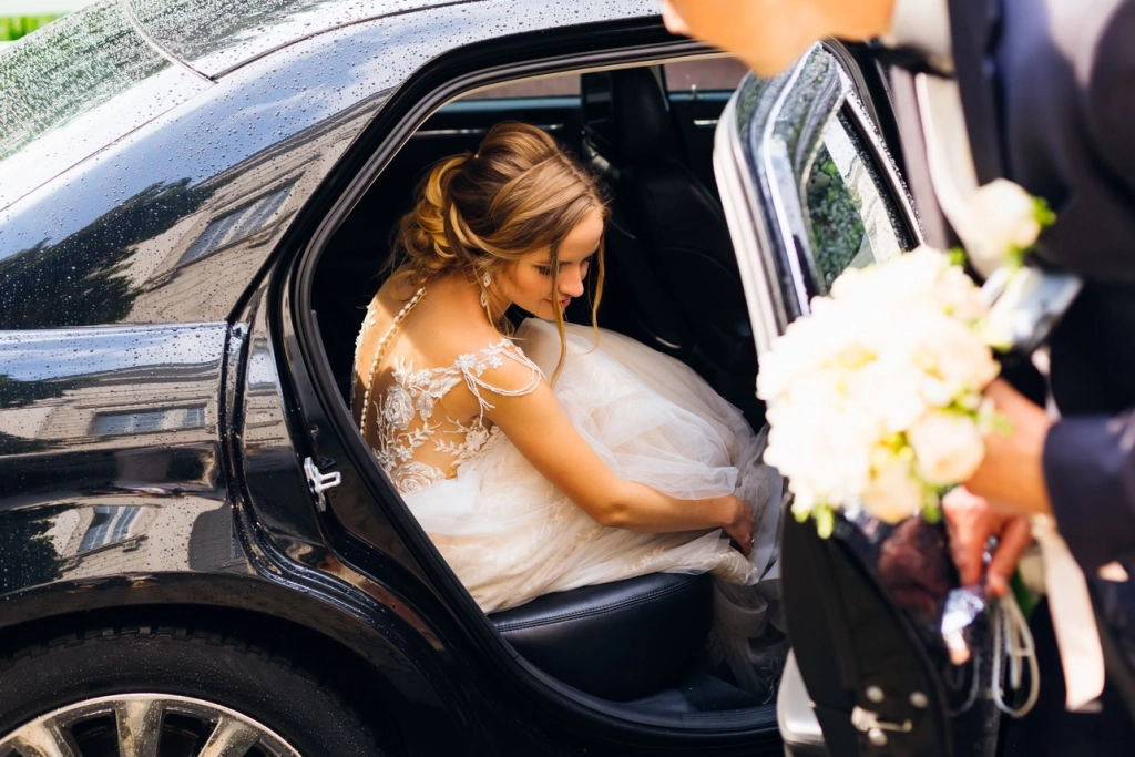voiture avec chauffeur privé pour un mariage